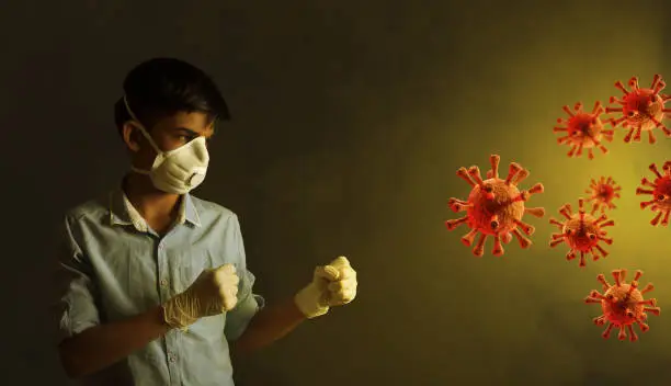 Child infection defense visual for recurrent or severe infections